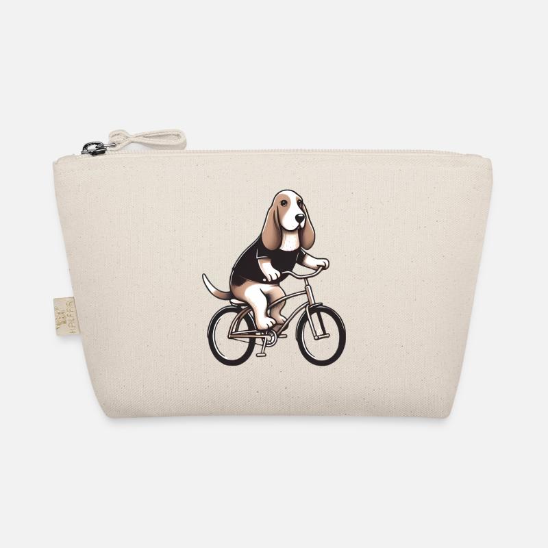 Basset Hound Faisant du vélo Graphique Trousse biologique