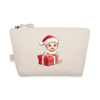 Christmas Baby Child Cute Cute Funny Gift - Organic Pouch - nature - Front
