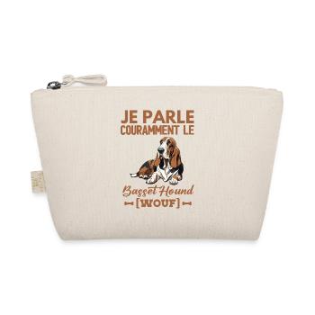 Je parle couramment le basset hound wouf - Trousse biologique - nature - Devant