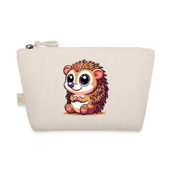 Hedgehog - Organic Pouch - nature - Front