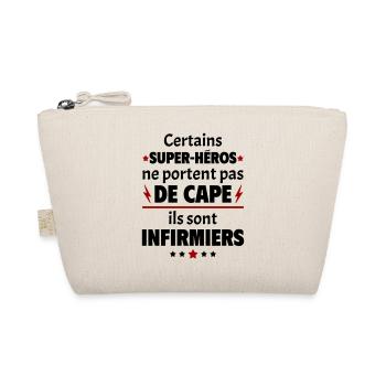 Certains super-héros sont infirmiers, cadeau noël - Trousse biologique - nature - Devant