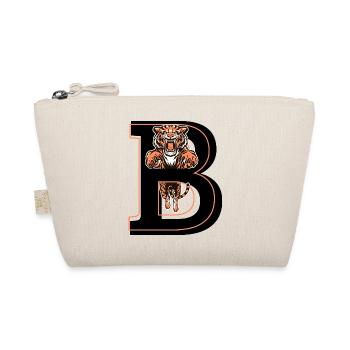 Buchstabe b Tiger - Geschenkidee - Bio-Täschchen - Natur - Vorne