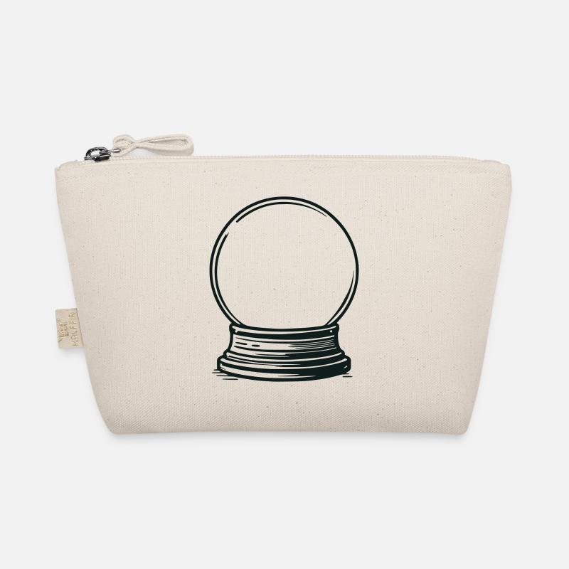 Snow globe empty Organic Pouch