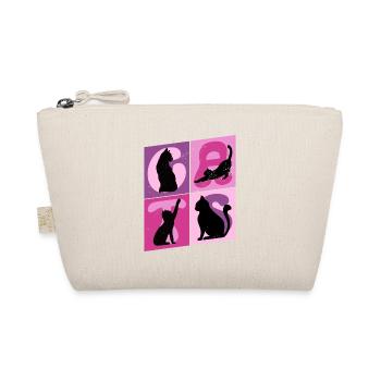 Chaton Chaton Chat Silhouette Art Coloré - Trousse biologique - nature - Devant