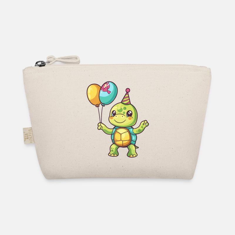 Turtle Birthday Comic Organic Pouch
