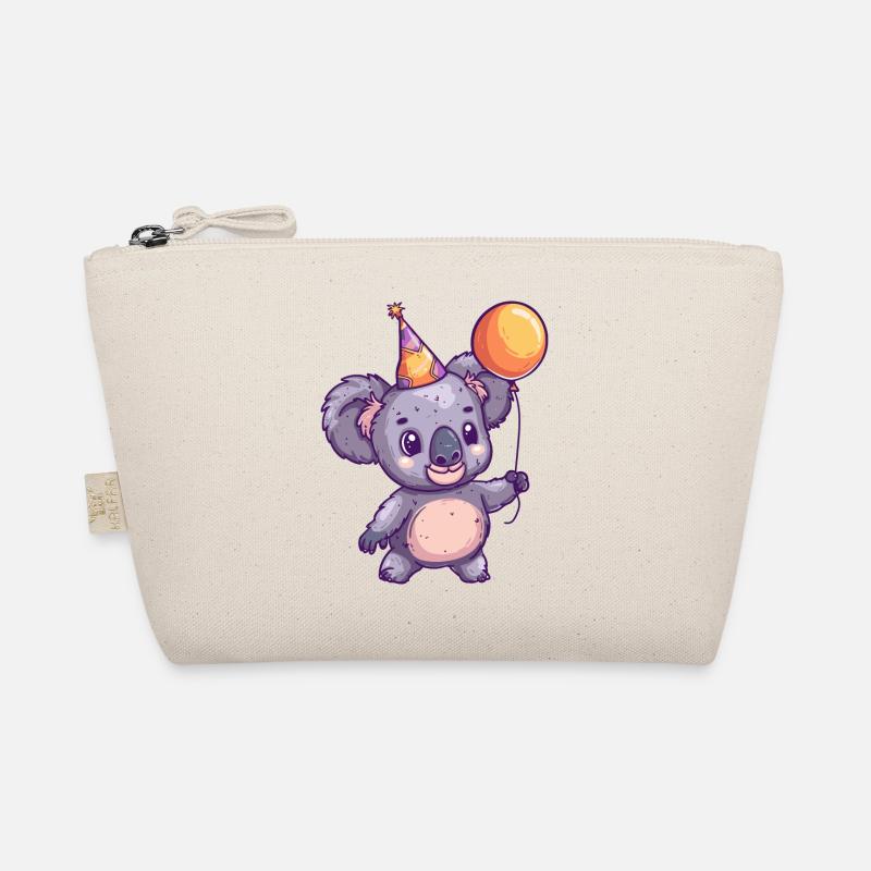 Koala Geburtstag Comic Niedlich Bio-Täschchen