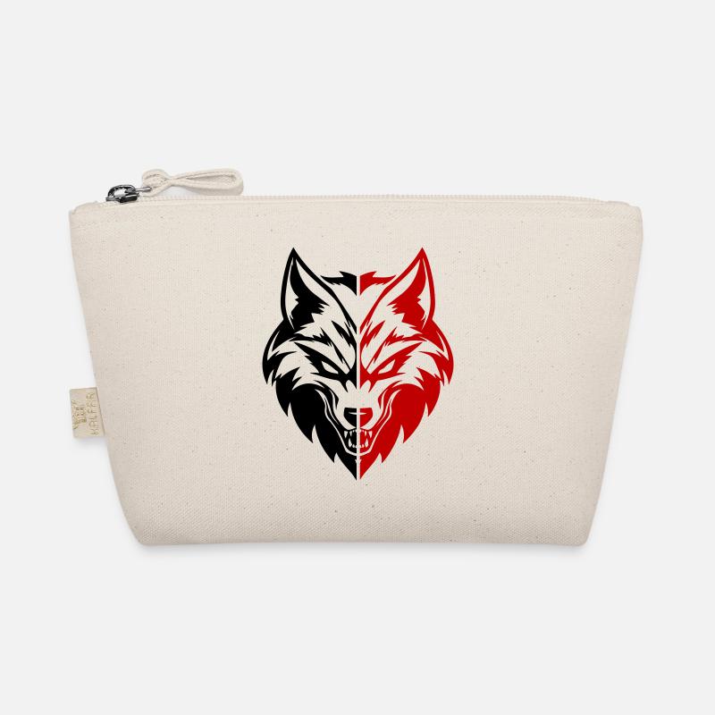 Wolf Head Icon Organic Pouch