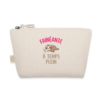 Paresseuse fainéante à temps plein - Trousse biologique - nature - Devant