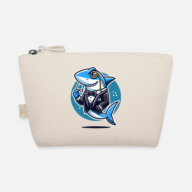 requin chic en smoking design vectoriel Trousse biologique