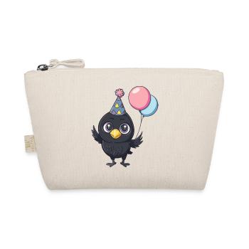 Corbeau Corbeau Anniversaire Bande dessinée Mignon - Trousse biologique - nature - Devant