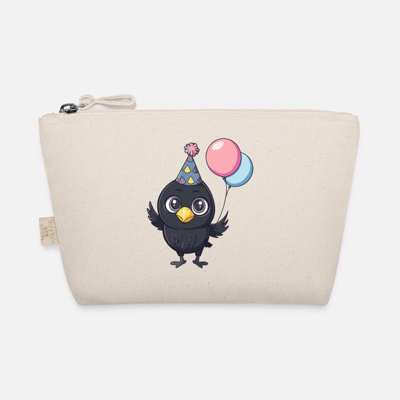 Corbeau Corbeau Anniversaire Bande dessinée Mignon Trousse biologique