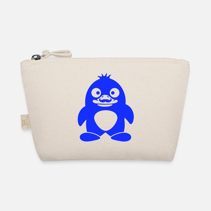 Pinguin Schnurrbart Sir Mr. Herr Mustache Bart Bio-Täschchen