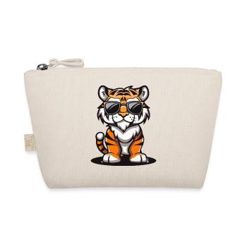 Tigre Bande Dessinée Cool - Trousse biologique - nature - Devant