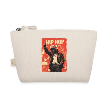 Urbanes Hip-Hop-Design - Bio-Täschchen - Natur - Vorne