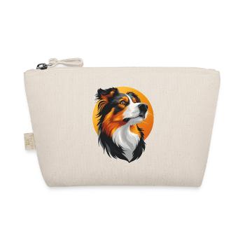 Australian Shepherd Portrait Dog Herding Dogs - Organic Pouch - nature - Front