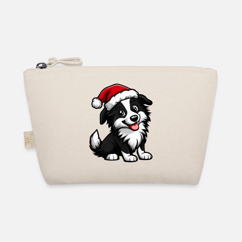 Border Collie Chien Noël Trousse biologique