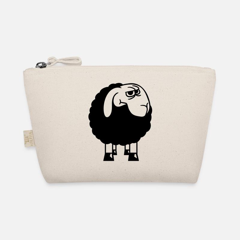 Sheep looks skeptical, critical, suspicious stares Organic Pouch