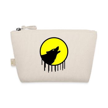 wolf full moon - Organic Pouch - nature - Front