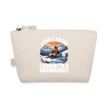 I don't snore i dream i'm a snowmobile - Trousse biologique - nature - Devant