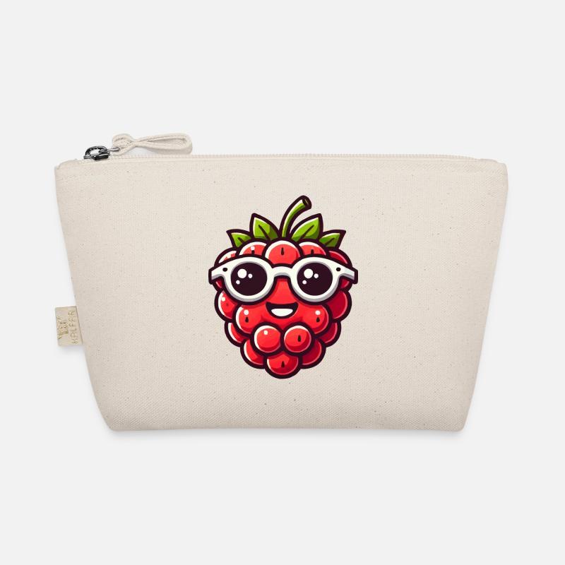 Himbeere Comic Bio-Täschchen