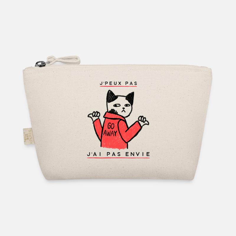 Je peux pas j'ai pas envie. Dessin de chat drôle Trousse biologique