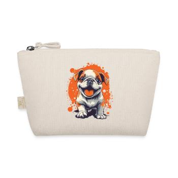 Bouledogue anglais chiot drôle chien chiens - Trousse biologique - nature - Devant