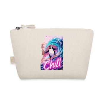 Pingouin surfeur - Trousse biologique - nature - Devant