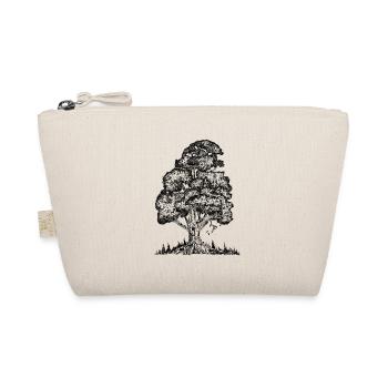 MJR - Schwarzer Baum - Bio-Täschchen - Natur - Vorne