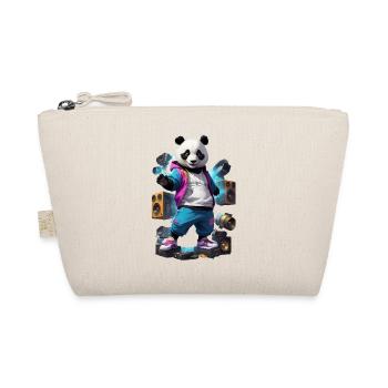 Breakdance Panda - Bio-Täschchen - Natur - Vorne