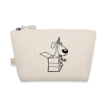Chien Anniversaire Cadeau Fête Chapeau Célébrer Crapaud - Trousse biologique - nature - Devant