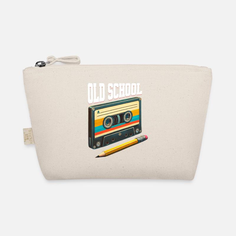 Kassette Old School Kassette Mixtape - Bio-Täschchen - Natur