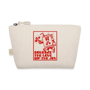 Mascotte rétro vintage jus de fruit d'amour mignon - Trousse biologique - nature - Devant