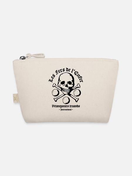 Les Fers de l'Enfer / The Irons of Hell - Pétanque - Organic Pouch - nature - Front