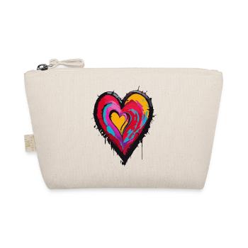 Heart for art lovers - Organic Pouch - nature - Front