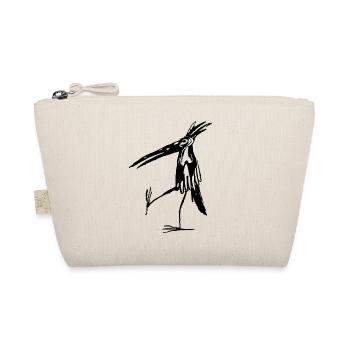 Standing bird - Organic Pouch - nature - Front