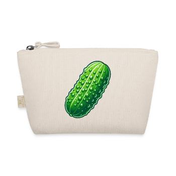 Große Gurke - Bio-Täschchen - Natur - Vorne