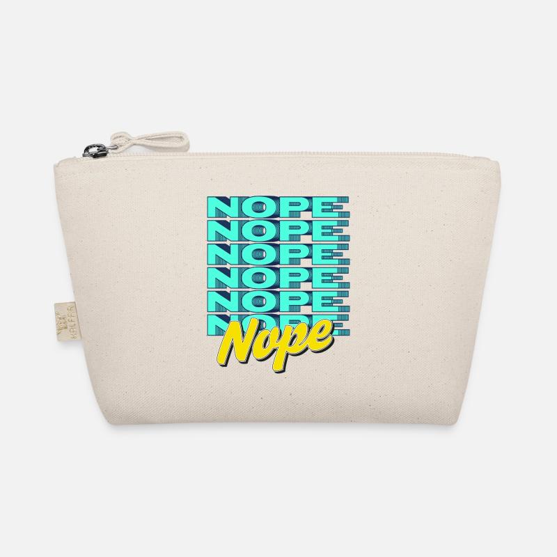 NOPE – Bold & Sassy Statement - Bio-Täschchen - Natur