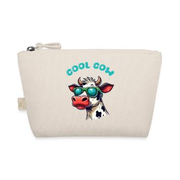 kuh sonnenbrille cow - Bio-Täschchen - Natur - Vorne