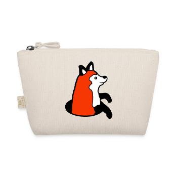 Renard Peeps Drôle Hors Du Trou De Sol Heureux Cool - Trousse biologique - nature - Devant
