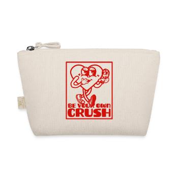 Retro Maskottchen Herz sei dein Schwarm petiteToulon - Bio-Täschchen - Natur - Vorne