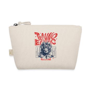 Pulsating techno monkey look: your party shirt - Organic Pouch - nature - Front