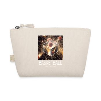 Basketball Fire Basketball Player Fan Dunking Sport - Organic Pouch - nature - Front