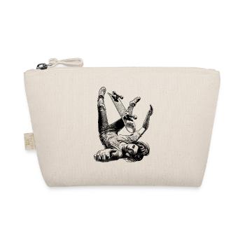 Street Skater en automne - T-shirt pour combattant - Trousse biologique - nature - Devant