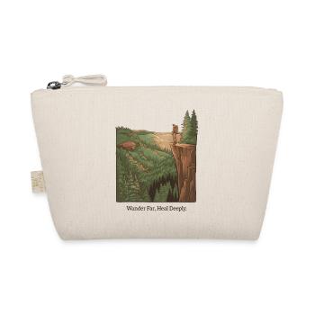 Wander Far, Heal Deeply – Wandern & Natur - Bio-Täschchen - Natur - Vorne