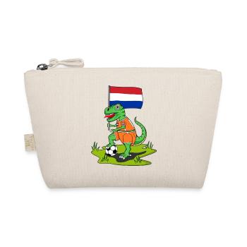 Hollande drapeau dinosaure rex football - Trousse biologique - nature - Devant