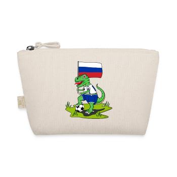 Drapeau de la Russie Dinosaure Rex Football - Trousse biologique - nature - Devant