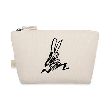 Schneller Hase - Bio-Täschchen - Natur - Vorne