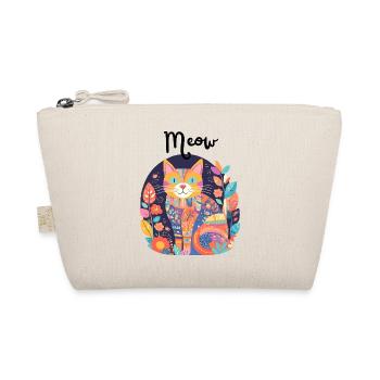 Chat coloré florilège patchwork - Trousse biologique - nature - Devant