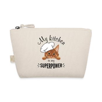 My kitchen is my superpower - Organic Pouch - nature - Front