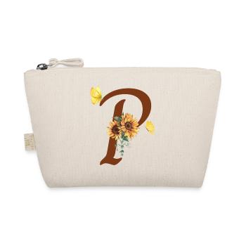 Lettre p tournesol papillon - Trousse biologique - nature - Devant